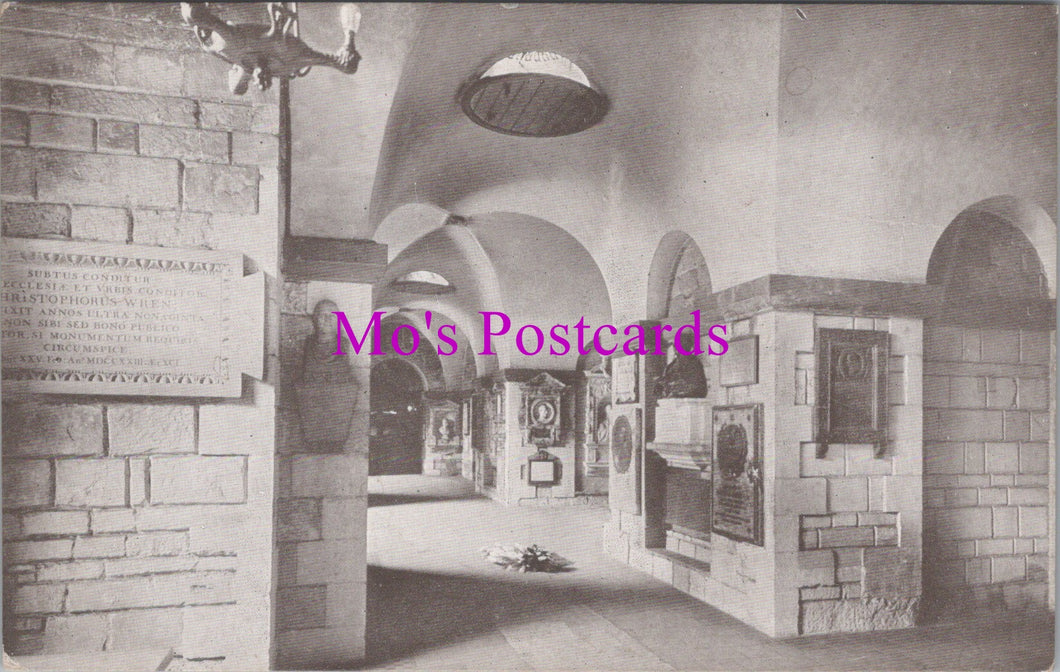 London Postcard - St Paul's Cathedral South Aisle of Crypt  SW15312