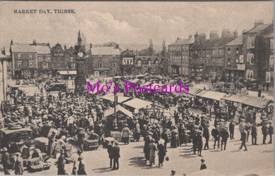 Yorkshire Postcard - Market Day, Thirsk   SW15325