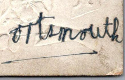 Embossed Friendship Postcard - Clock, Appointment Calendar  SW16449