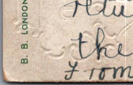 Embossed Friendship Postcard - Clock, Appointment Calendar  SW16449