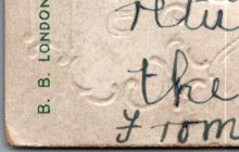 Load image into Gallery viewer, Embossed Friendship Postcard - Clock, Appointment Calendar  SW16449
