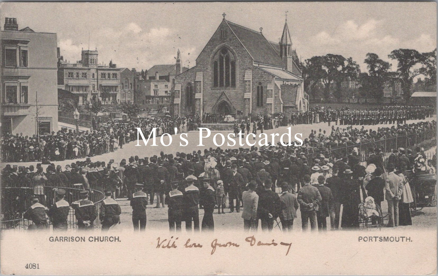 Hampshire Postcard - Portsmouth Garrison Church   SW16453