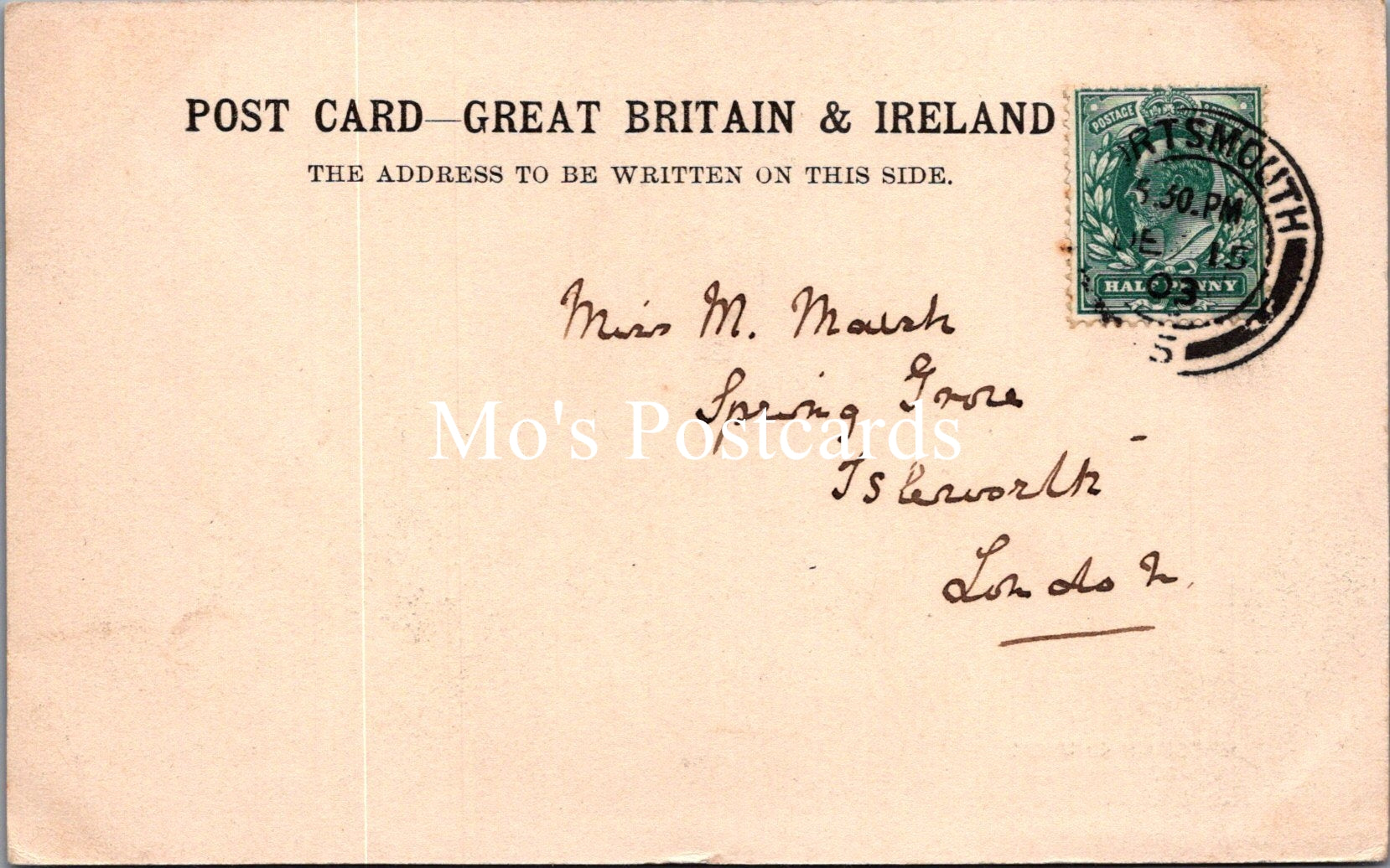 Hampshire Postcard - Portsmouth Garrison Church   SW16453