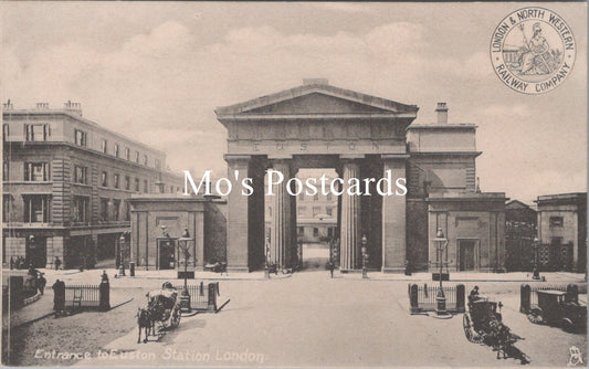London Postcard - Entrance To Euston Station   SW16457