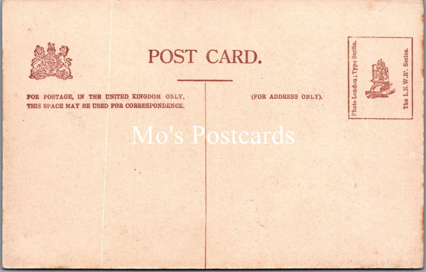 Railways Postcard - Wapping Tunnel, Liverpool & Chat Moss SW16576