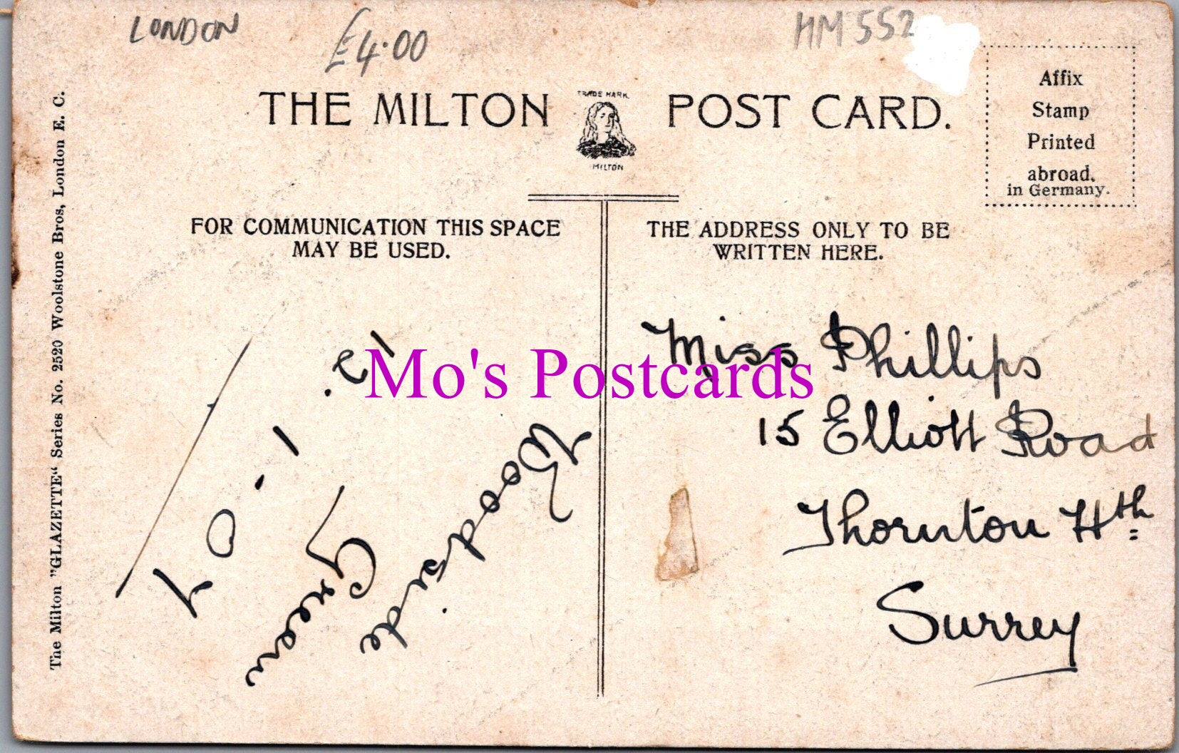 London Postcard - Woodside Green, South Norwood    HM552
