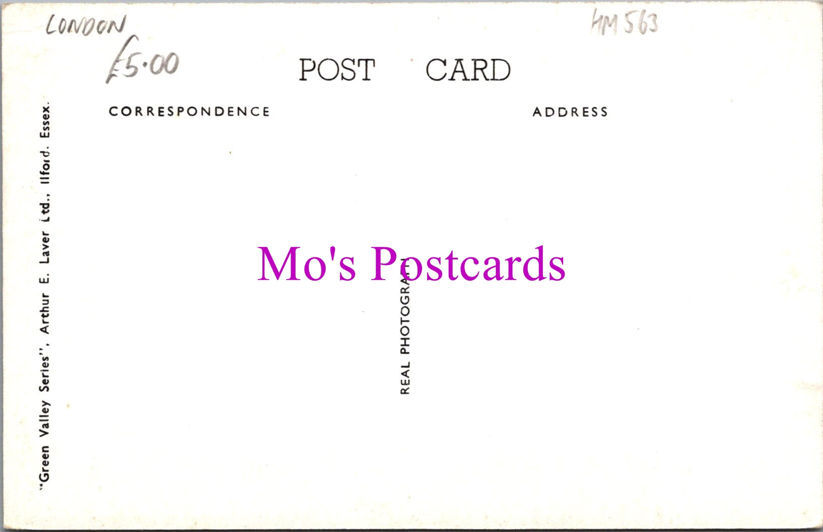 London Postcard - The King & Tinker, Enfield    HM563