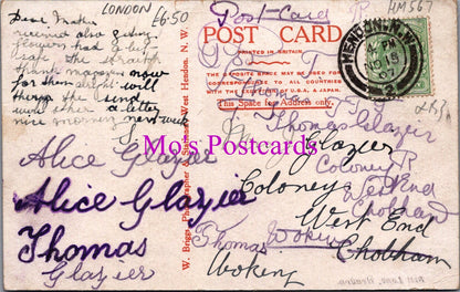 London Postcard - Bell Lane, Hendon    HM567