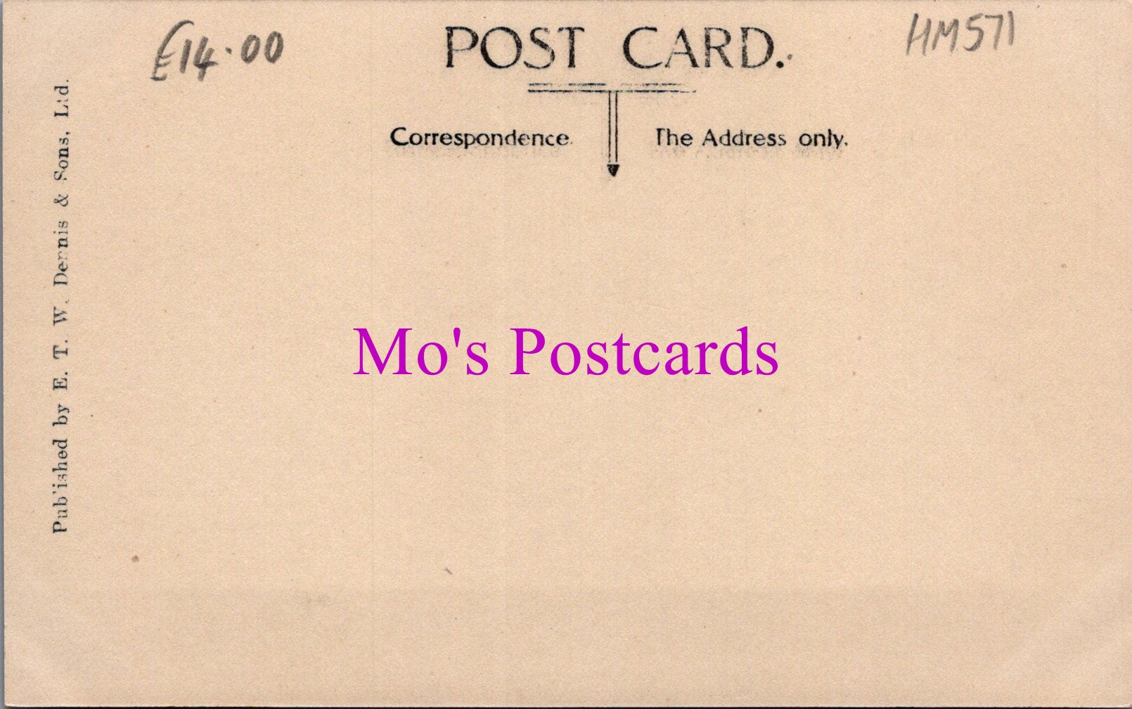 Yorkshire Postcard - The Great Fire, Market Street, Scarborough  HM571