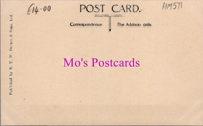 Yorkshire Postcard - The Great Fire, Market Street, Scarborough  HM571