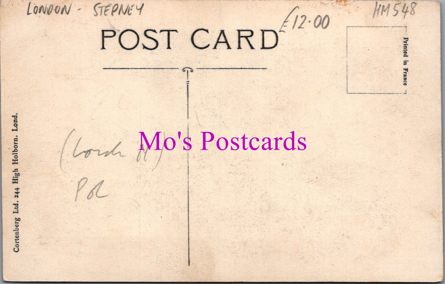 London Postcard - Stepney, East End Siege   HM548