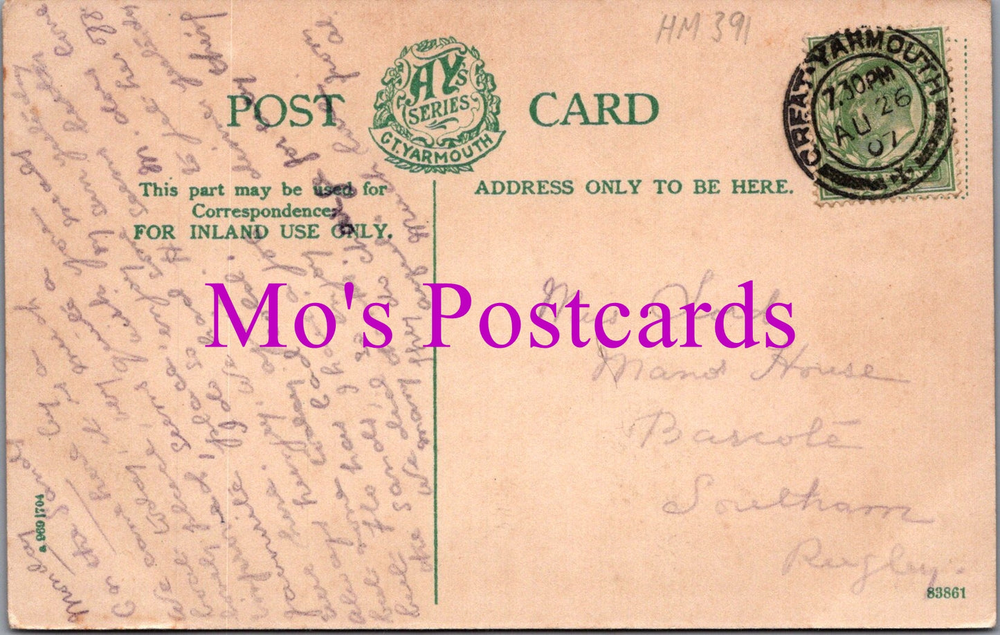Norfolk Postcard - Gorleston-On-Sea From Breakwater   HM391
