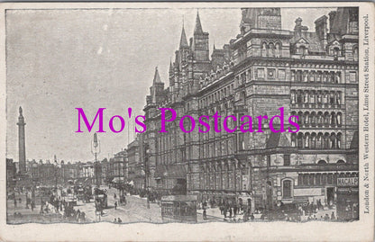 Lancashire Postcard - Liverpool, London & North Western Hotel  SW15375