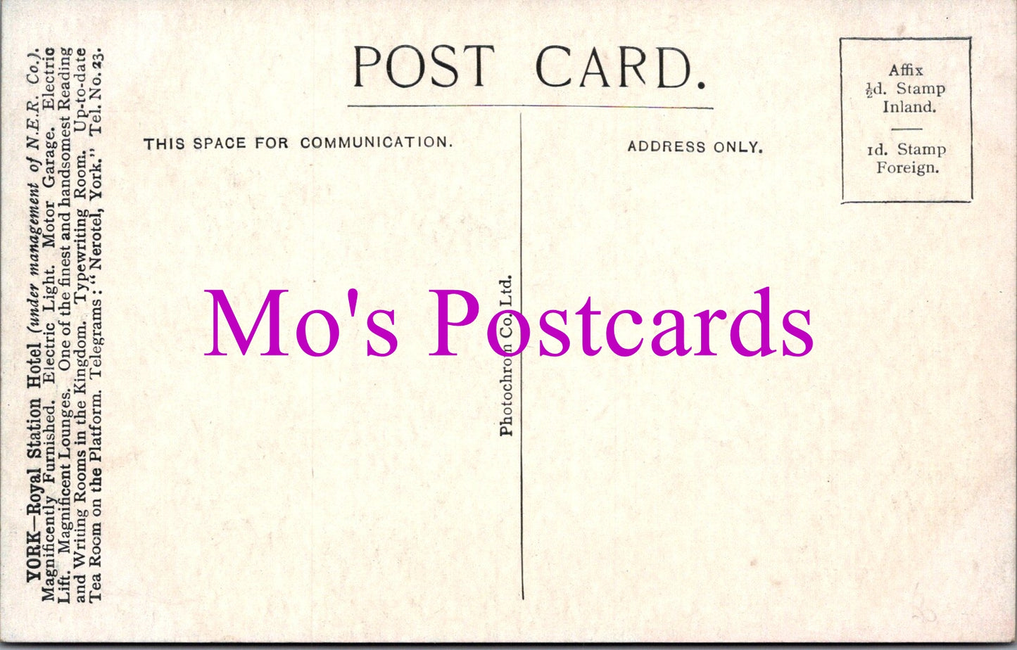 Yorkshire Postcard - York, Royal Station Hotel, The Lounge   SW15378