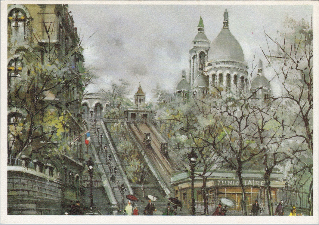 France Postcard - Paris, Sacre-Coeur, Artist Maurice Legendre  SW15673