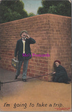 Load image into Gallery viewer, Comic Postcard - I&#39;m Going To Take a Trip  SW16348
