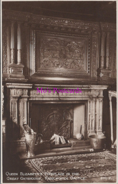 Warwickshire Postcard - Kenilworth Castle, The Great Gatehouse  SW16371