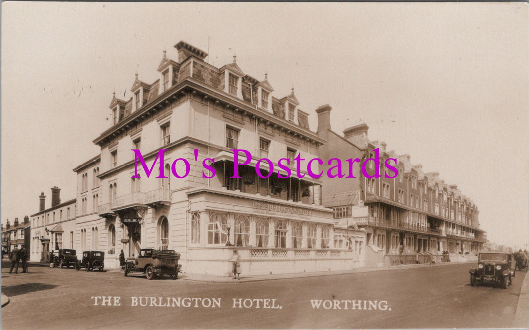 Sussex Postcard - The Burlington Hotel, Worthing   SW14747