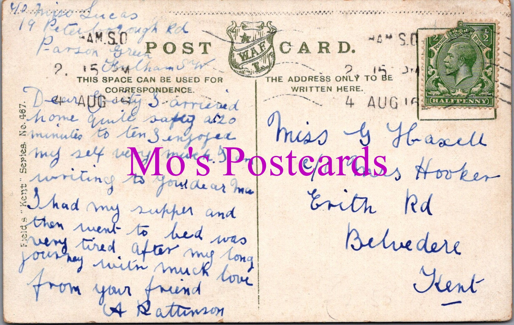 London Postcard - Old Beckenham    SW14769
