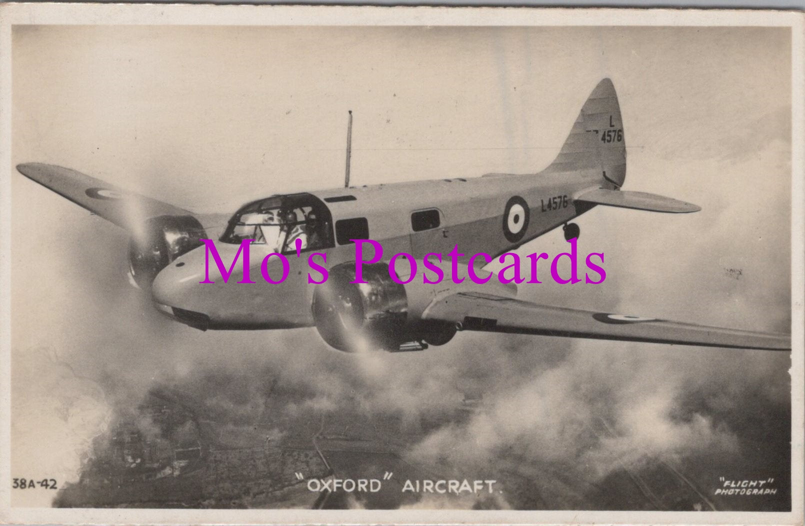Military Aviation Postcard - "Oxford" Aircraft   SW14789