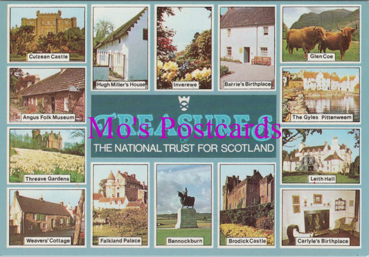 Scotland Postcard - Treasures of The National Trust For Scotland  SW15239