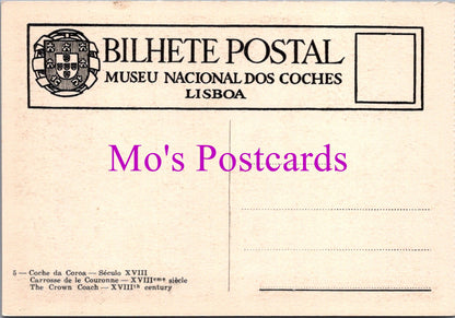 Portugal Postcard - National Coach Museum, Lisbon  SW15257