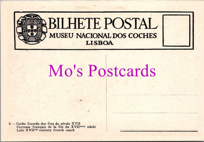 Portugal Postcard - National Coach Museum, Lisbon  SW15259