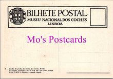Load image into Gallery viewer, Portugal Postcard - National Coach Museum, Lisbon  SW15259
