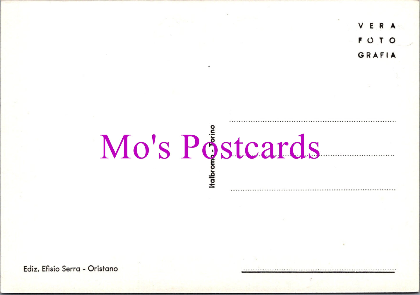 Italy Postcard - Notturno, Oristano, Sardinia  SW15300