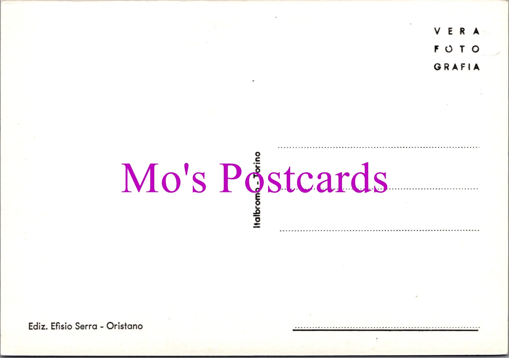 Italy Postcard - Notturno, Oristano, Sardinia  SW15300