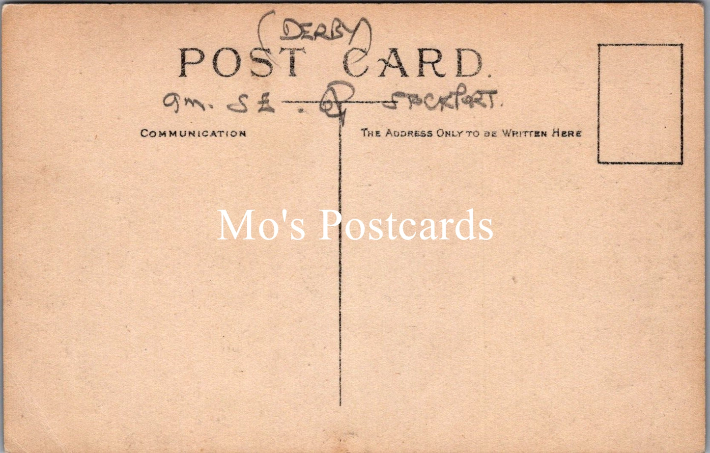 Derbyshire Postcard - Hayfield House  SW15552