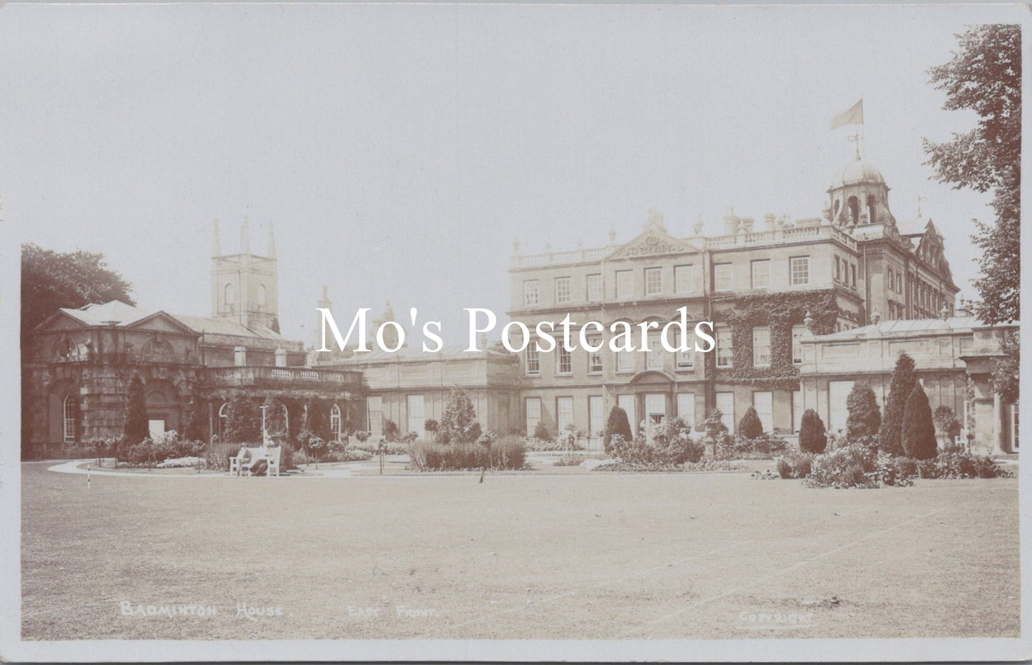 Gloucestershire Postcard - Badminton House, East Front  SW15553