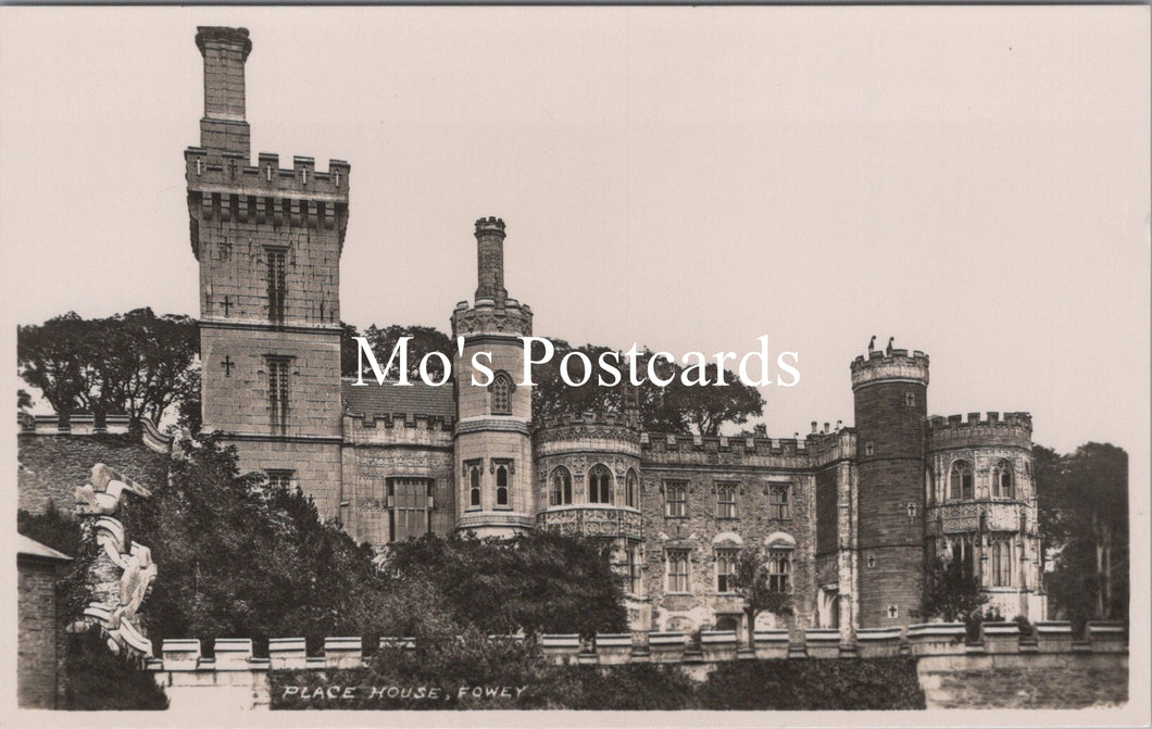 Cornwall Postcard - Place House, Fowey    SW15689