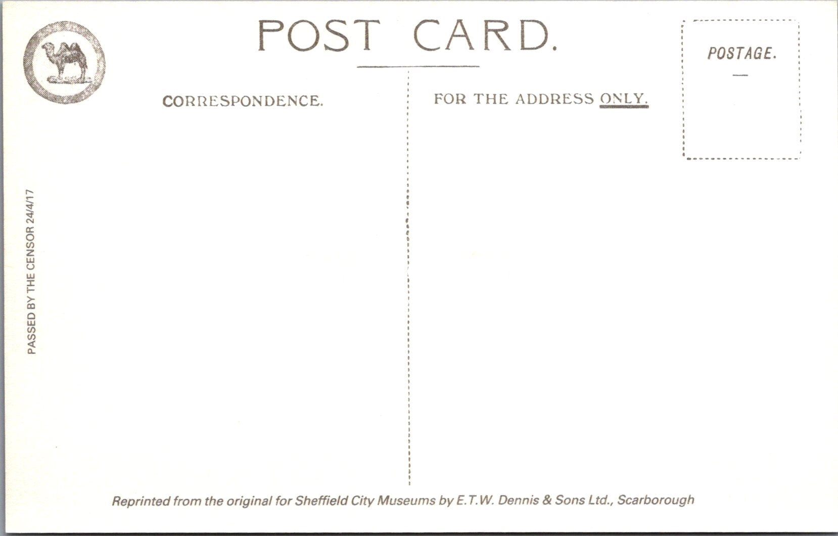 Yorkshire Postcard - Making Bessemer Steel, Cammell Laird, Sheffield  SW15968