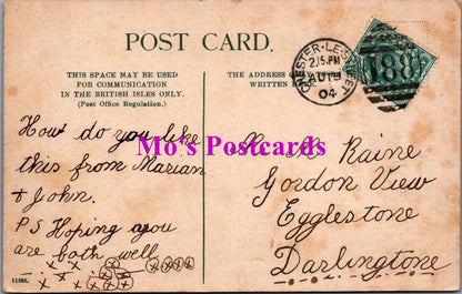 Northumberland Postcard - Morpeth, Mitford Church and Vicarage  SW14682