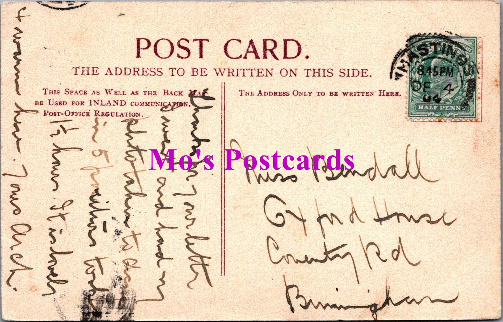 Sussex Postcard - Hastings, In Ecclesbourne Glen  SW14694