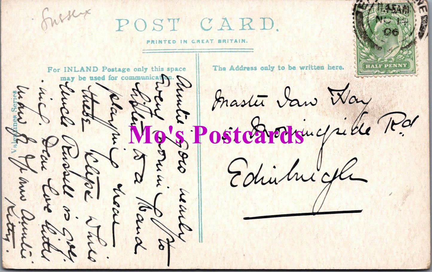 Sussex Postcard - Eastbourne Grand Parade and Wish Tower  SW14707