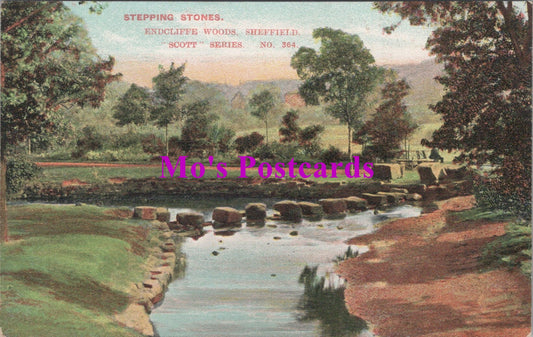 Yorkshire Postcard - Stepping Stones, Endcliffe Woods, Sheffield  SW14720