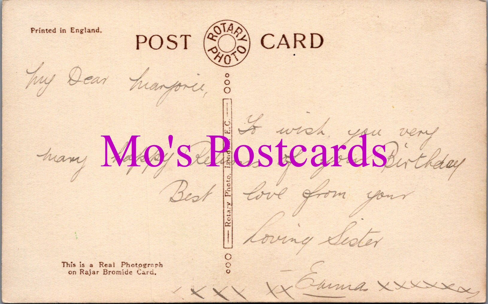Greetings Postcard - Thinking of You on Your Birthday   DZ84