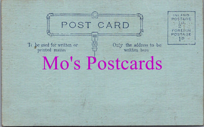 Handmade Postcard - Hand Painted, Belgium Flag and Flower Pot  DZ93