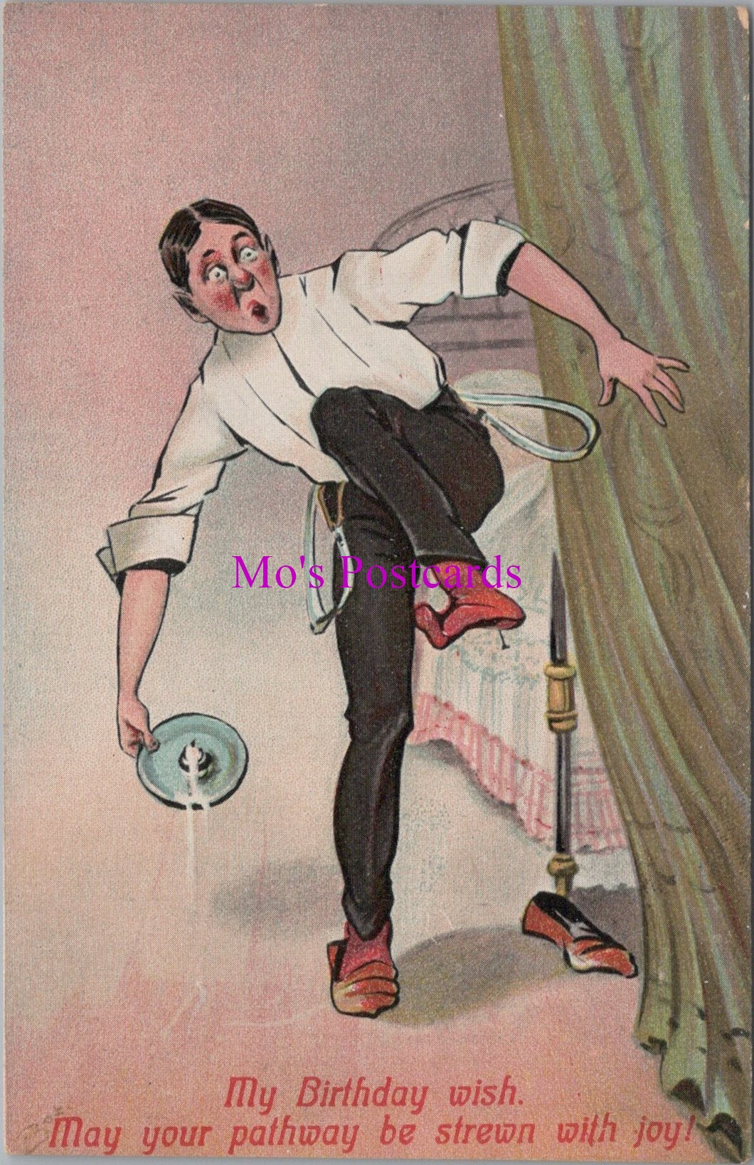 Comic Postcard - Dressing / Birthday Wish / Bad Luck / Nail  DZ146