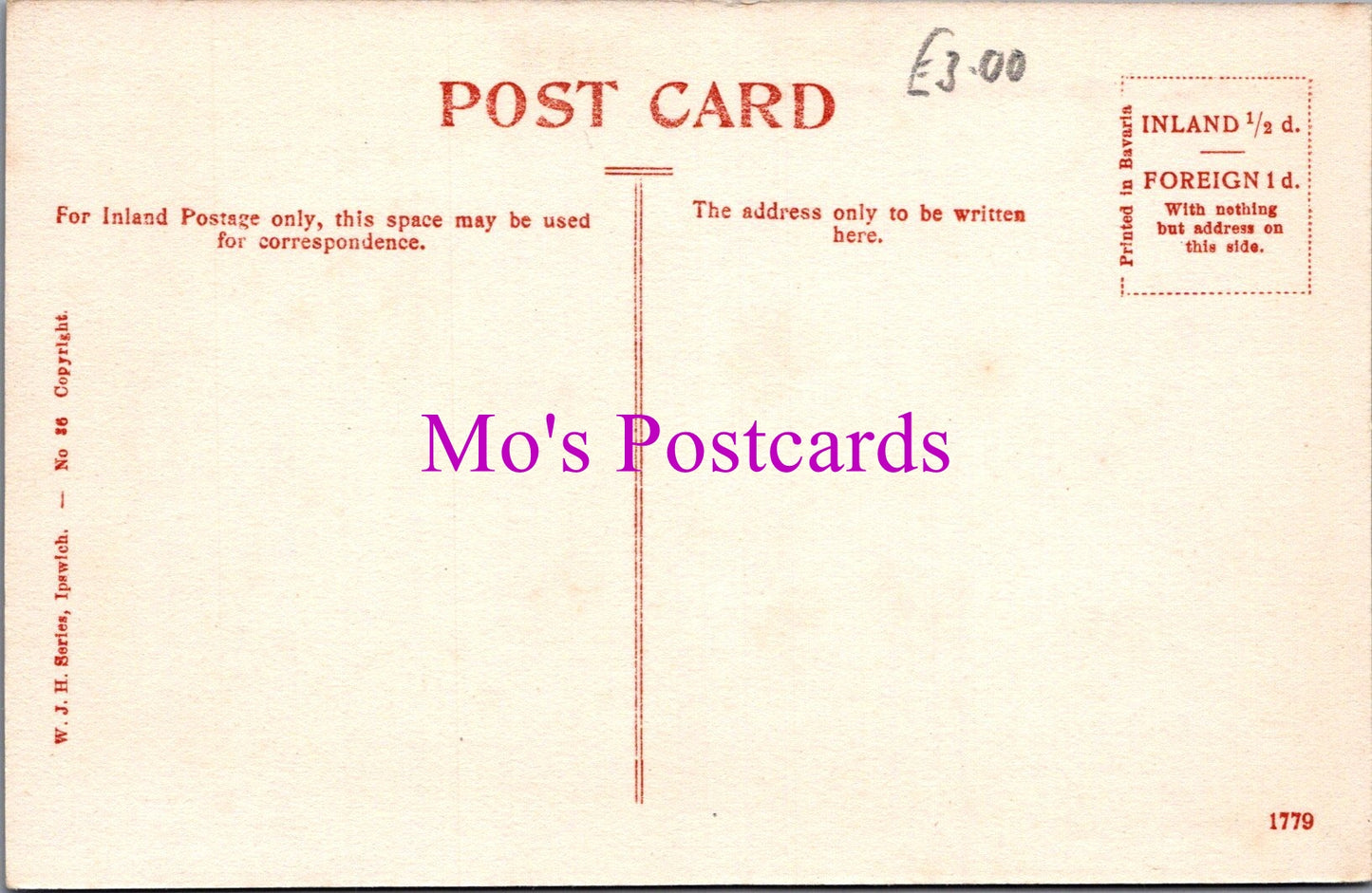 Suffolk Postcard - The Castle, Little Wenham, Near Hadleigh   DZ160