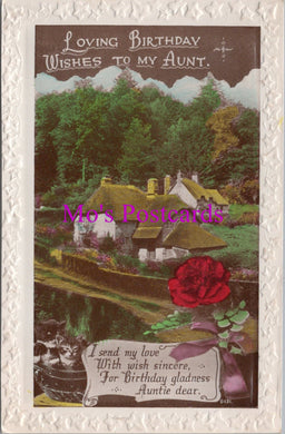 Greetings Postcard - Loving Birthday Wishes To My Aunt  HM92