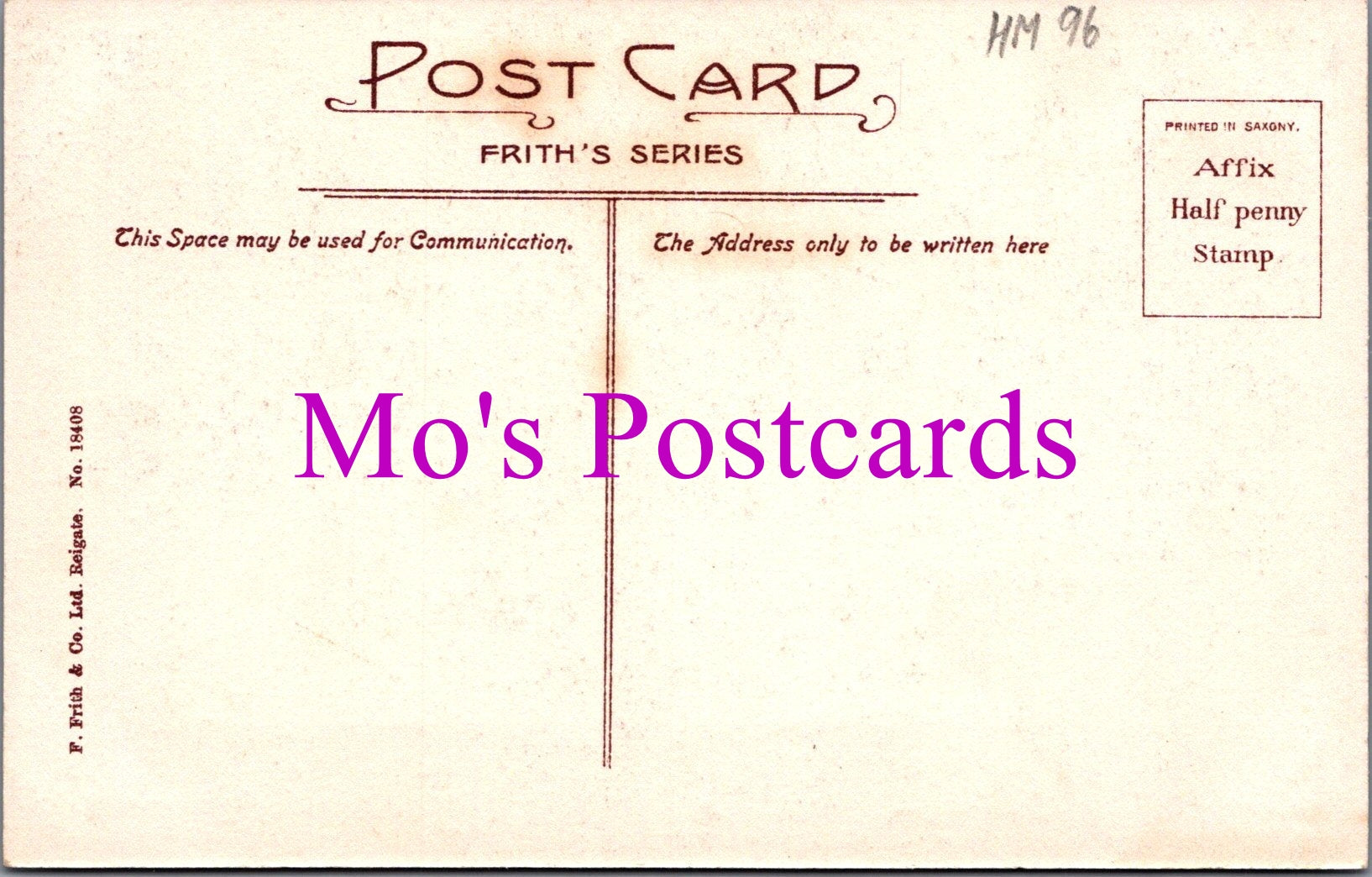 Yorkshire Postcard - York Minster, Nave West   HM96