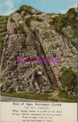 Somerset Postcard - Rock of Ages, Burrington Combe   HM97