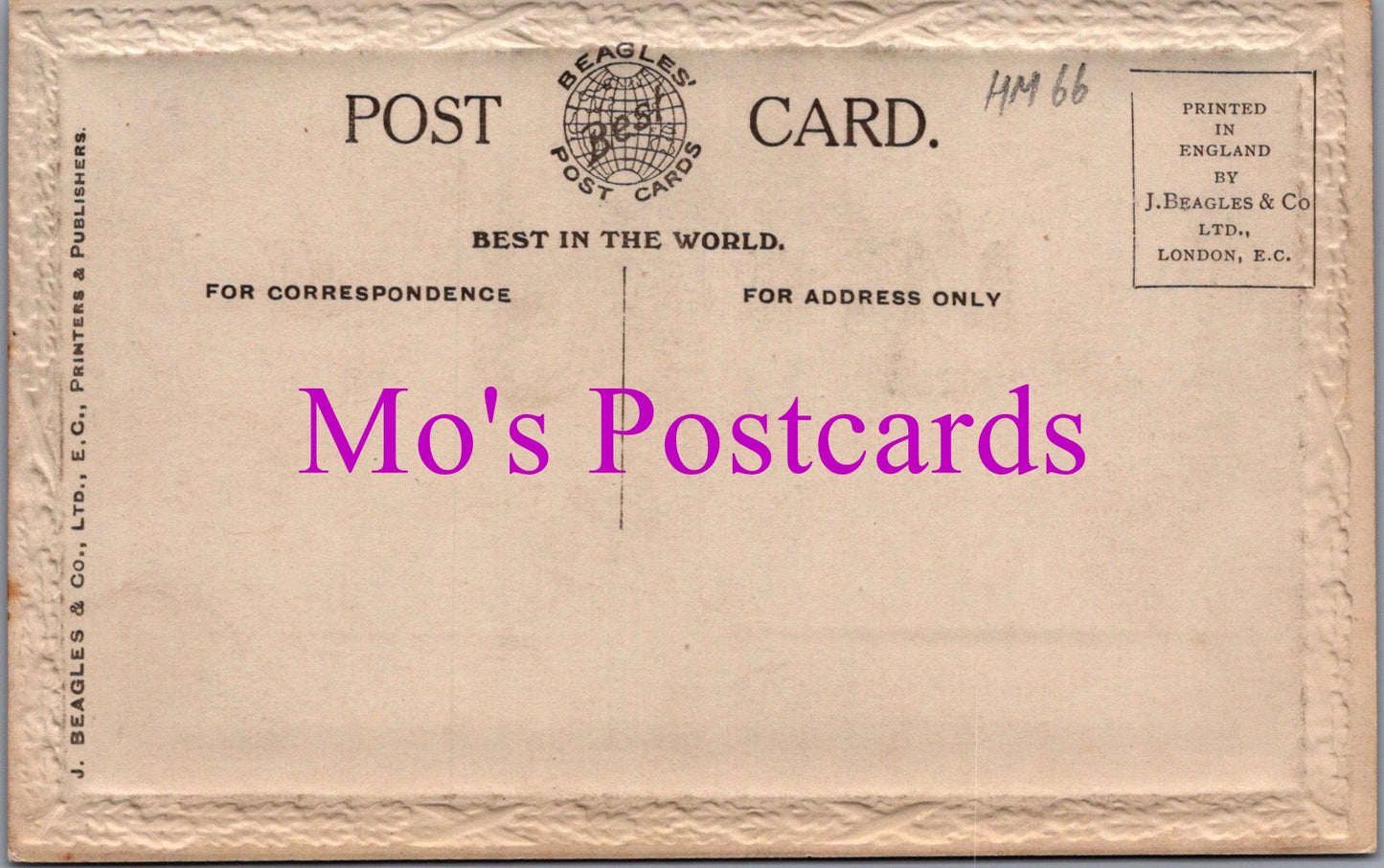 Greetings Postcard - A Joyous Birthday   HM66