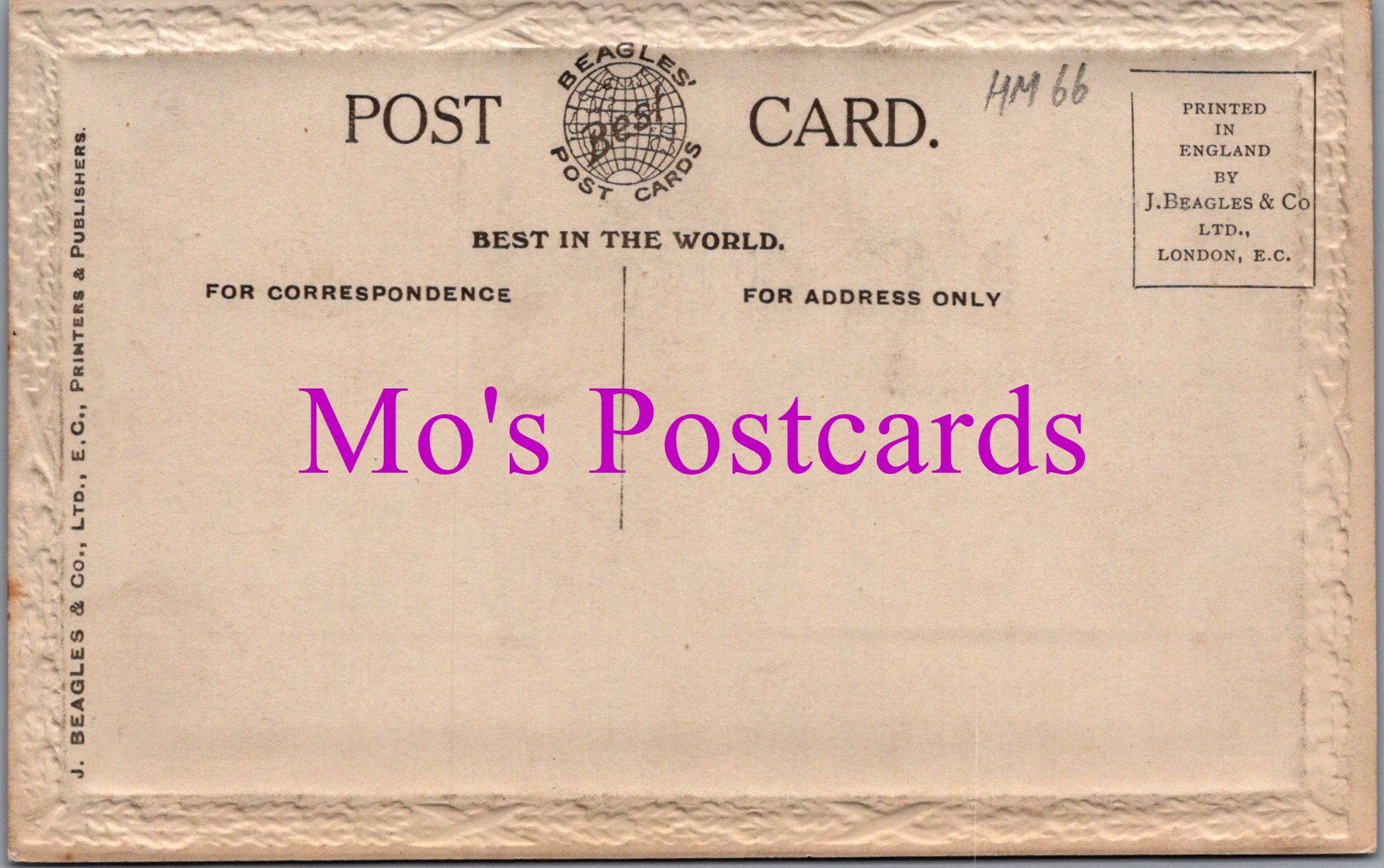 Greetings Postcard - A Joyous Birthday   HM66