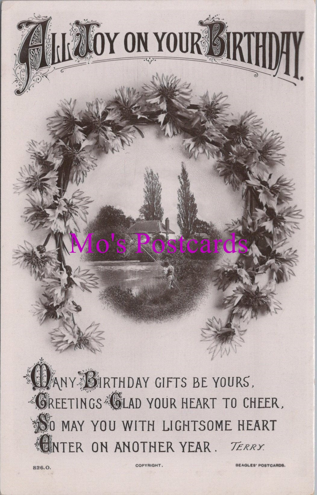 Greetings Postcard - All Joy on Your Birthday   HM67