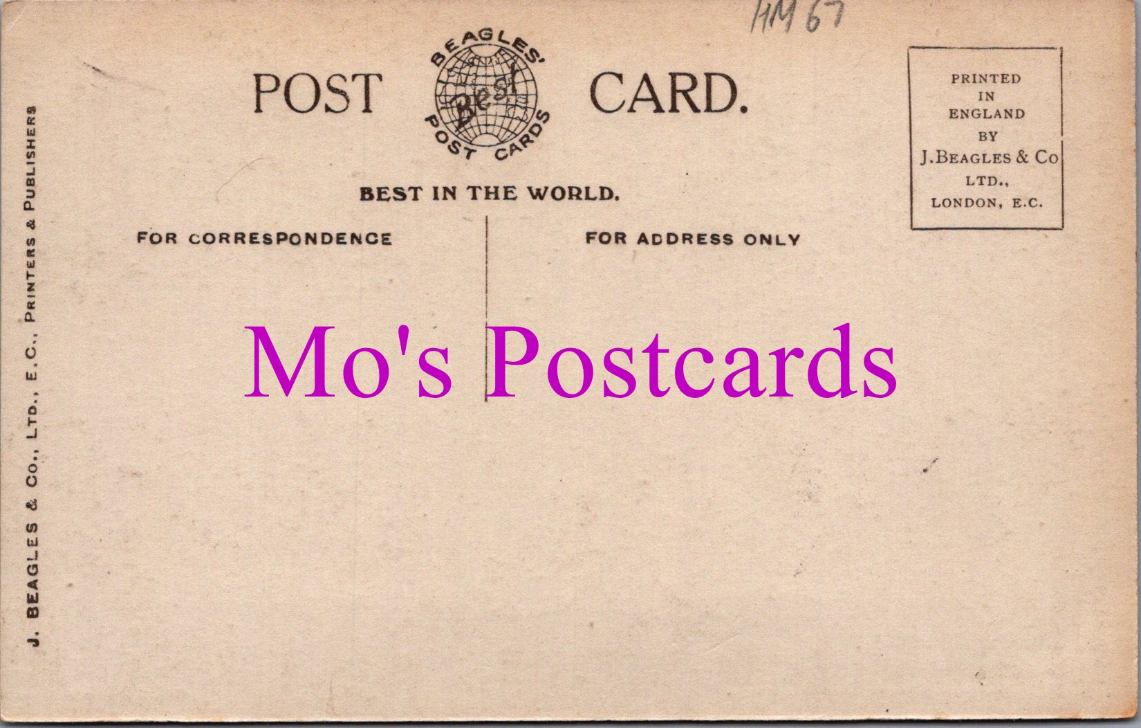 Greetings Postcard - All Joy on Your Birthday   HM67