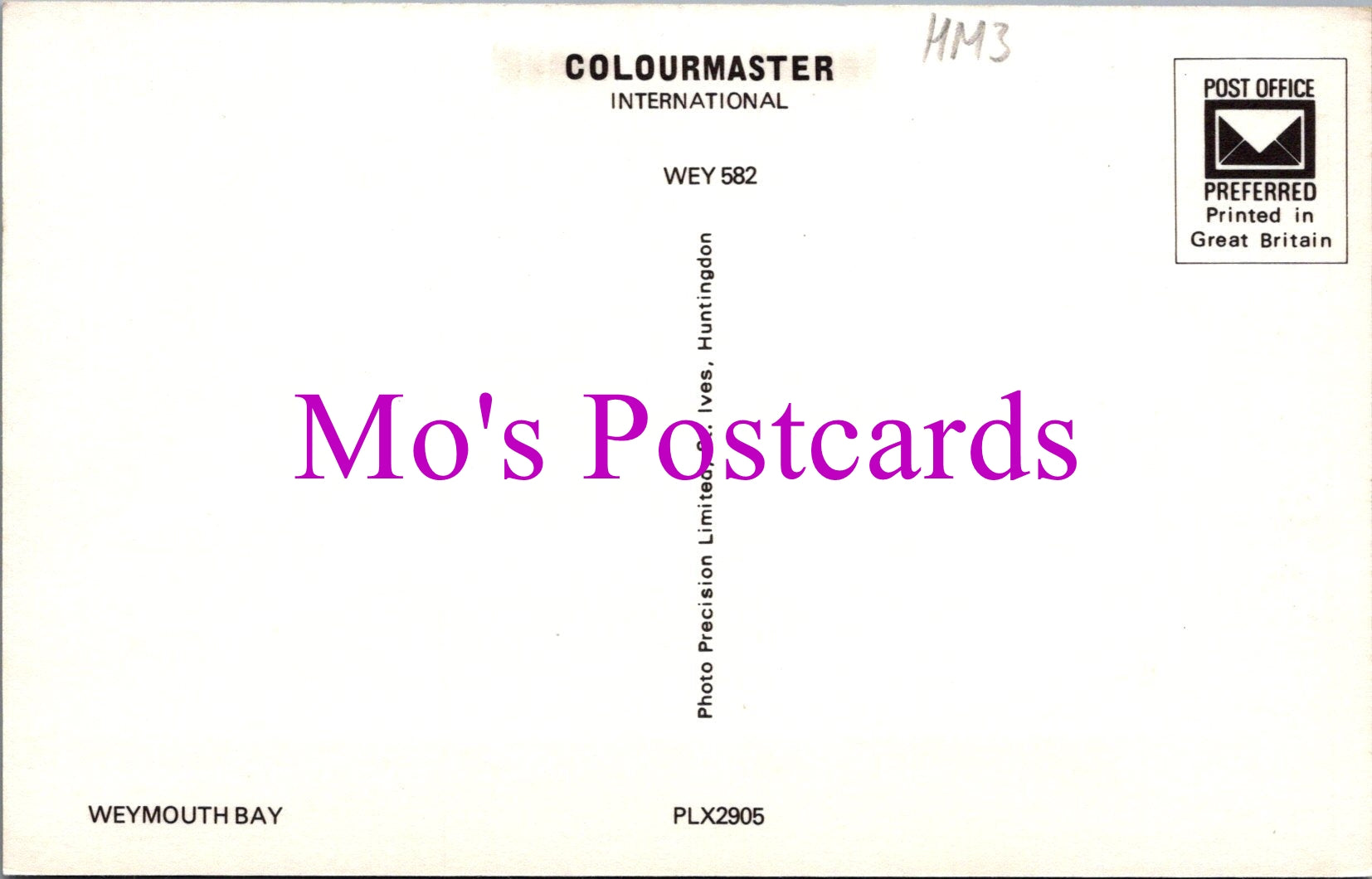 Dorset Postcard - Weymouth Bay   HM3